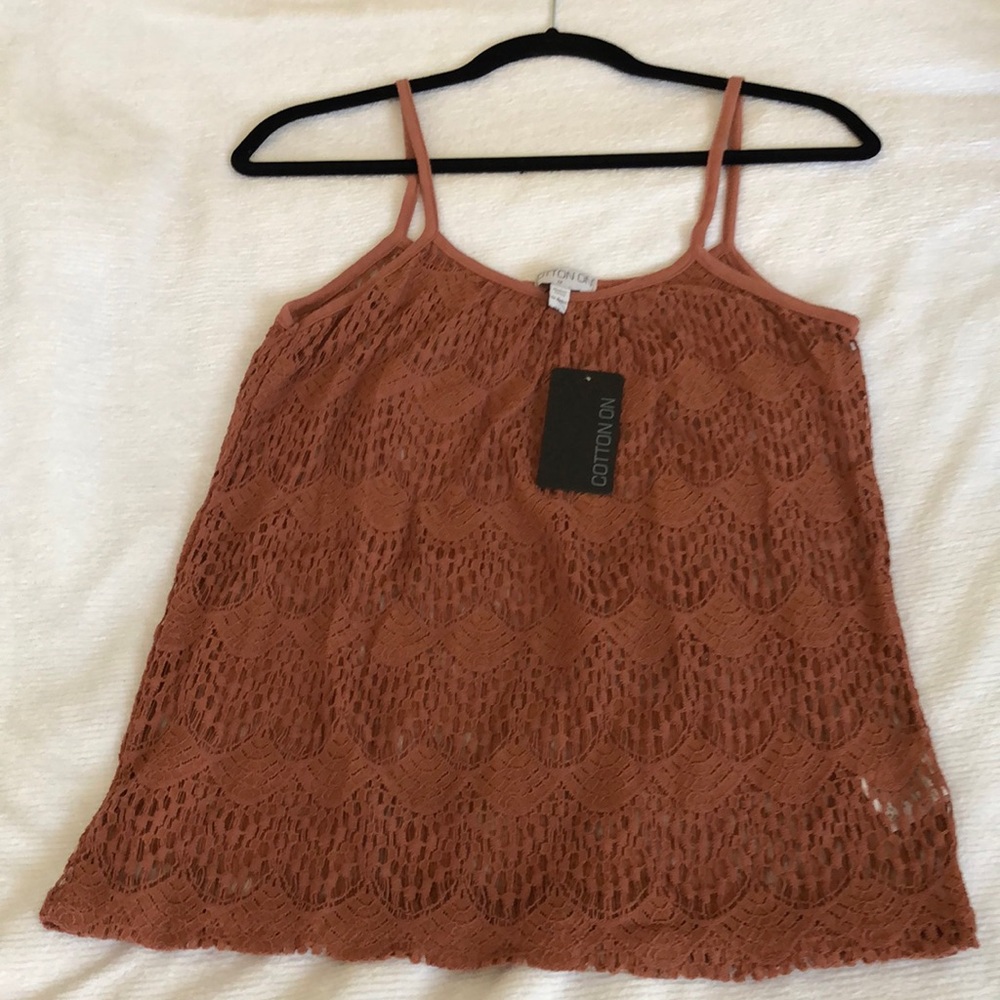 Cotton On Kyla Lace Swing Top Size M